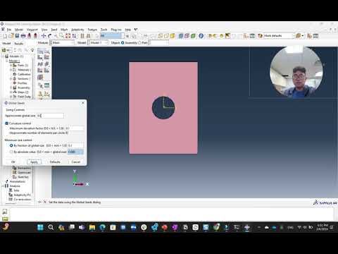 ME575: Case 1 Abaqus Simulation - Feb. 7. 2024