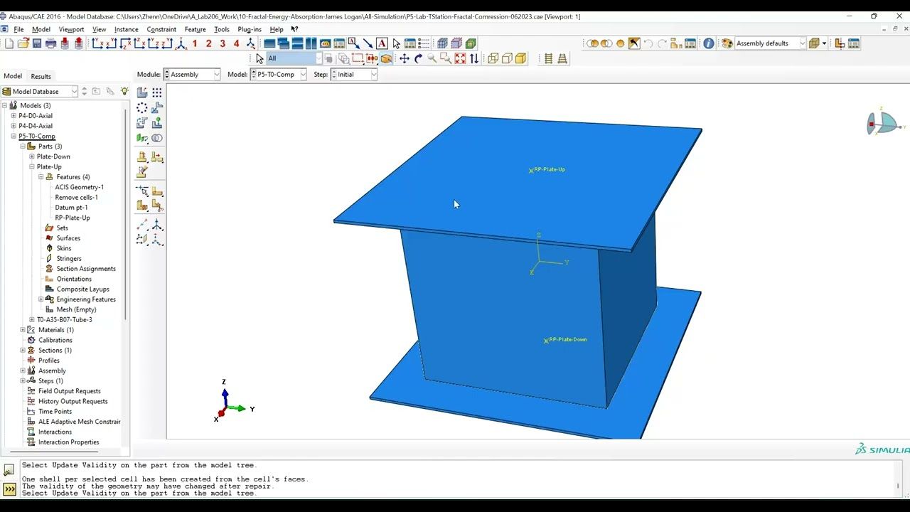 Abaqus Compression Simulation with Discrete Rigid Plate and ahelpful Checklist I 2023 06 20
