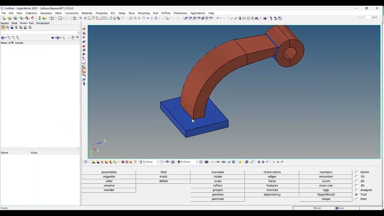 6--HyperMesh-3D Meshing--"Cylinder+Plate+Connection "-- I March 24, 2023