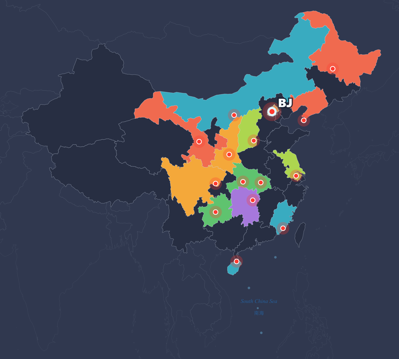 RunCN Map - Beijing · Dark @Arsenan