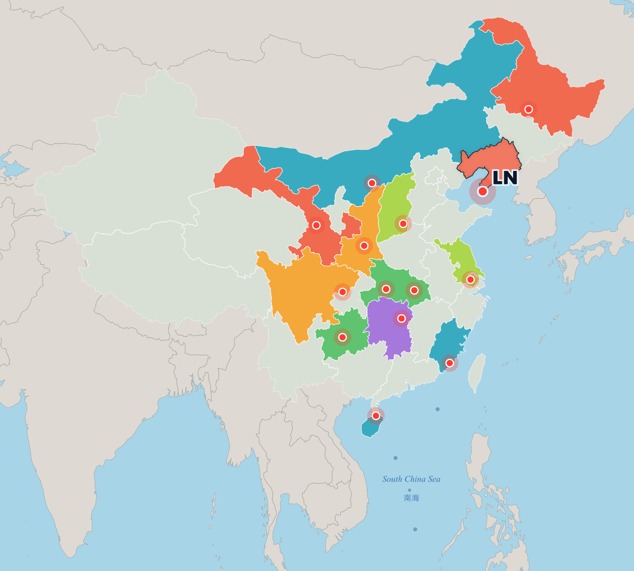 RunCN Map - Liaoning · Light @Arsenan