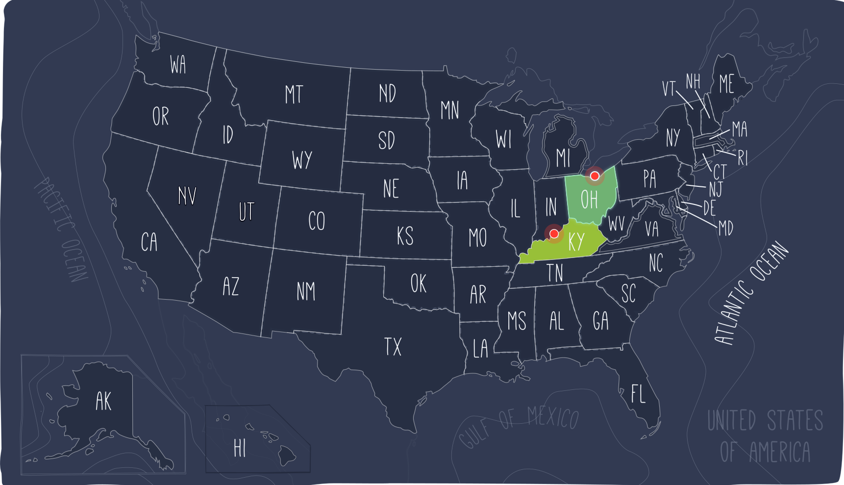 Run50 Map - Ohio · Dark @Arsenan