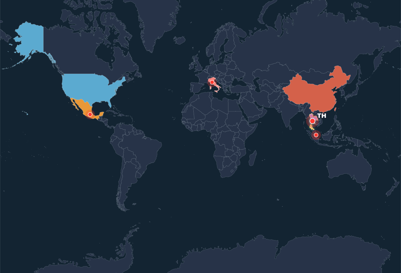 RunWorld Map - Thailand · Dark @Arsenan