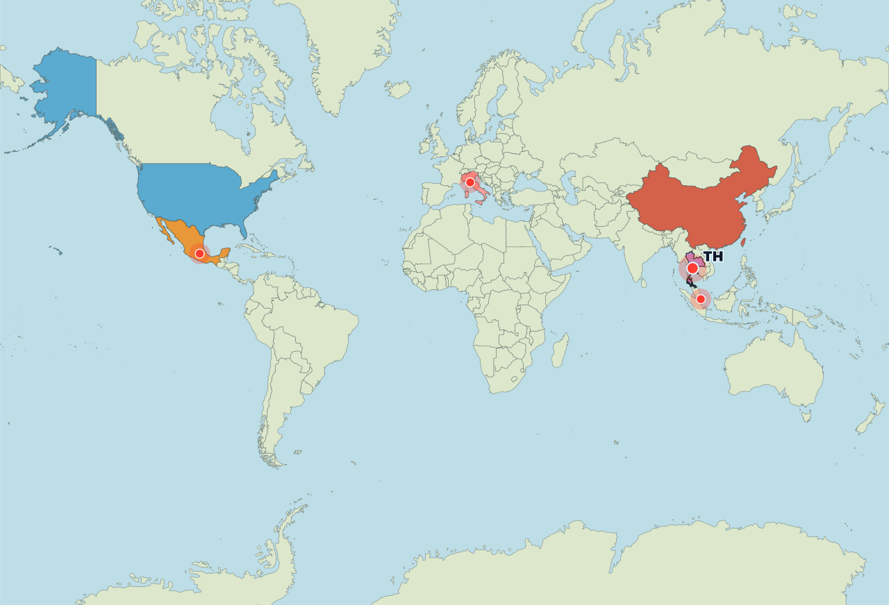 RunWorld Map - Thailand · Light @Arsenan