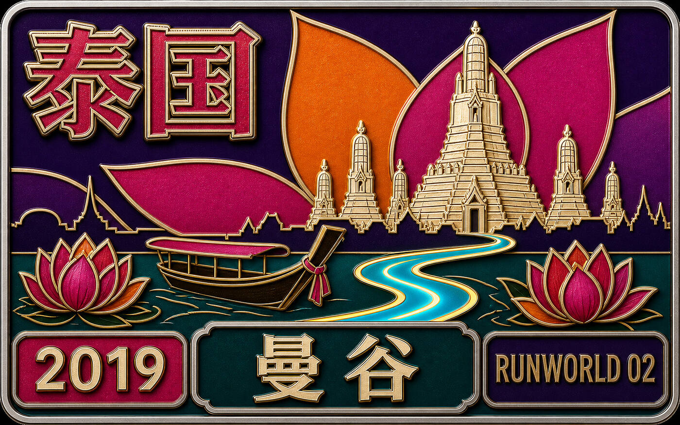 RunWorld #第2站｜曼谷马拉松：昼夜不停封面