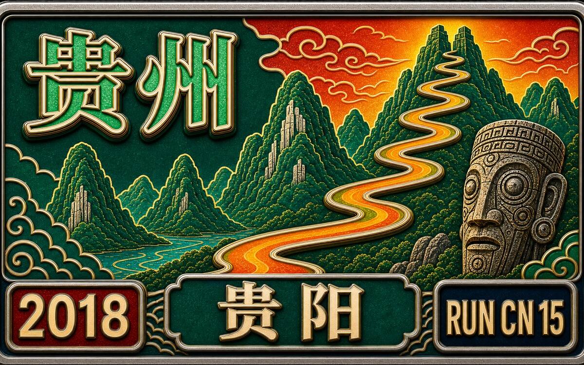 RunCN #第15站｜贵阳马拉松：夜郎漫行，此心光明封面