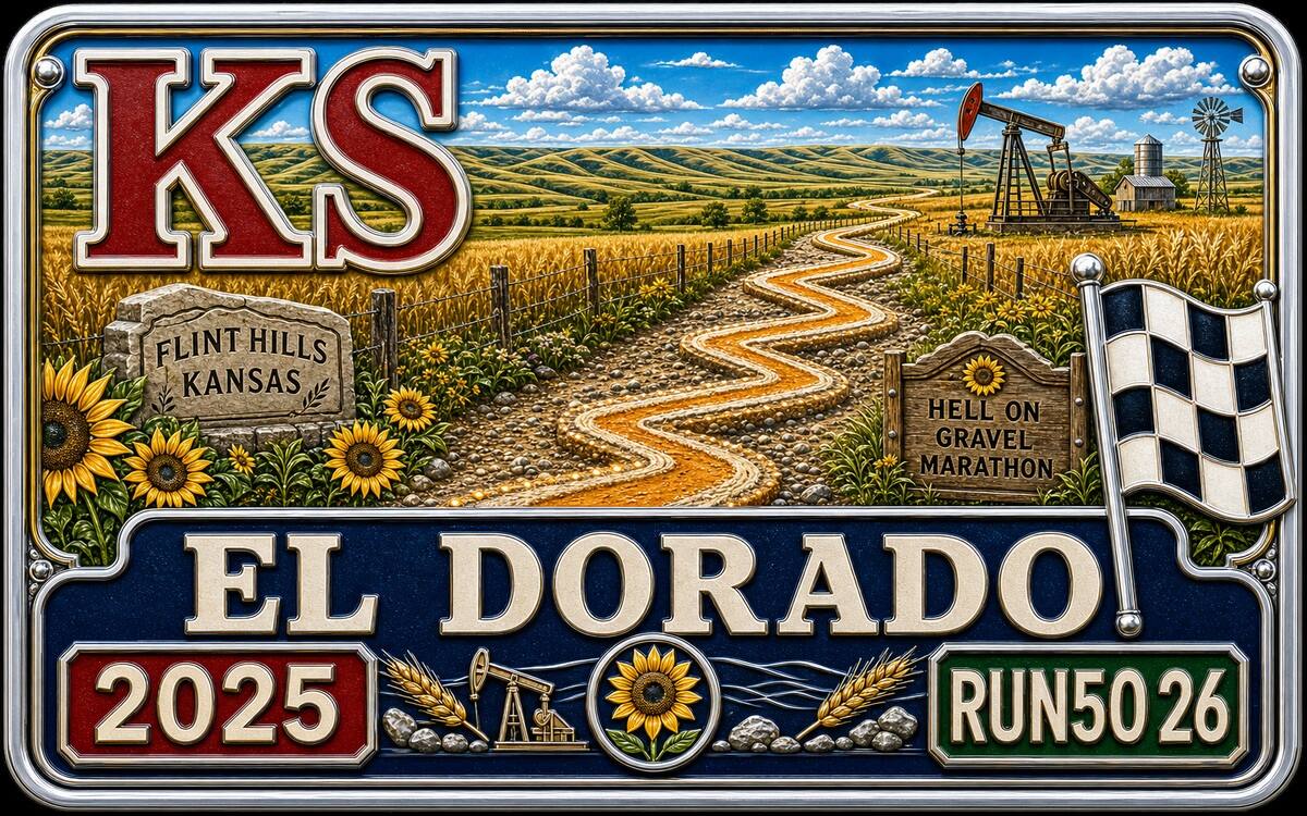 Run50 State #26 | Kansas: Hell on Gravel Marathon cover