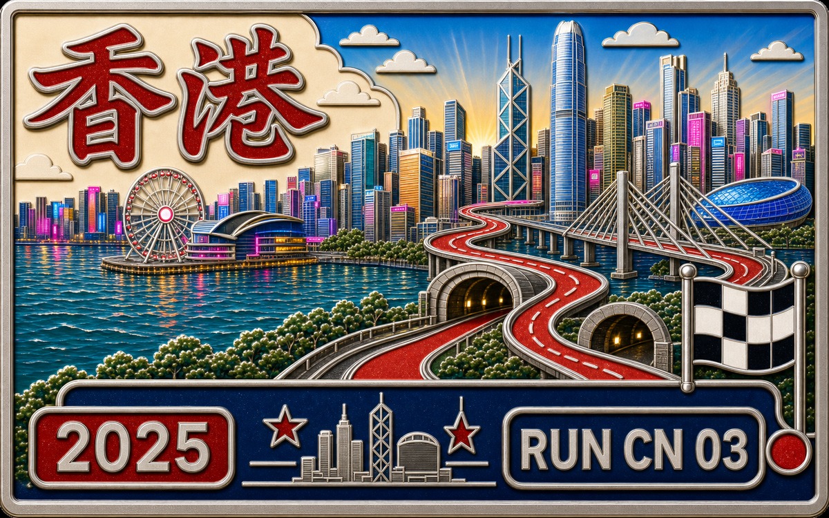 Medal-style Hong Kong Streetathon cover