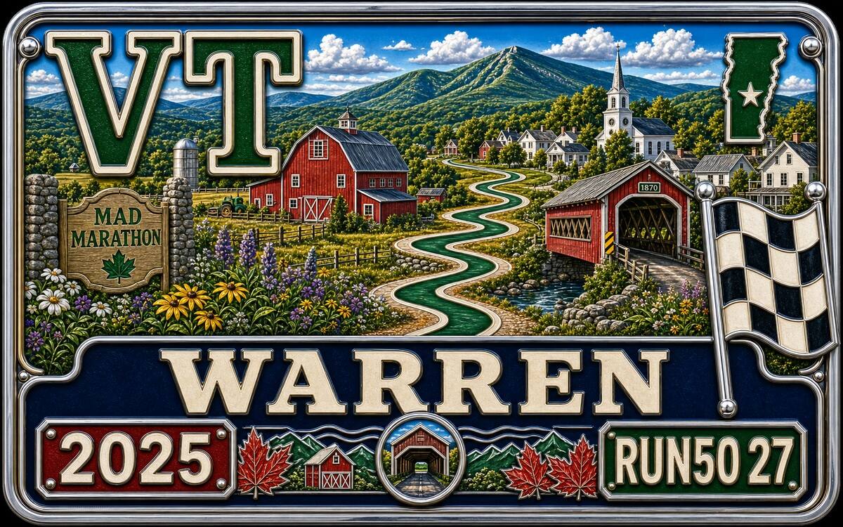 Run50 State #27 | Vermont: Mad Marathon cover