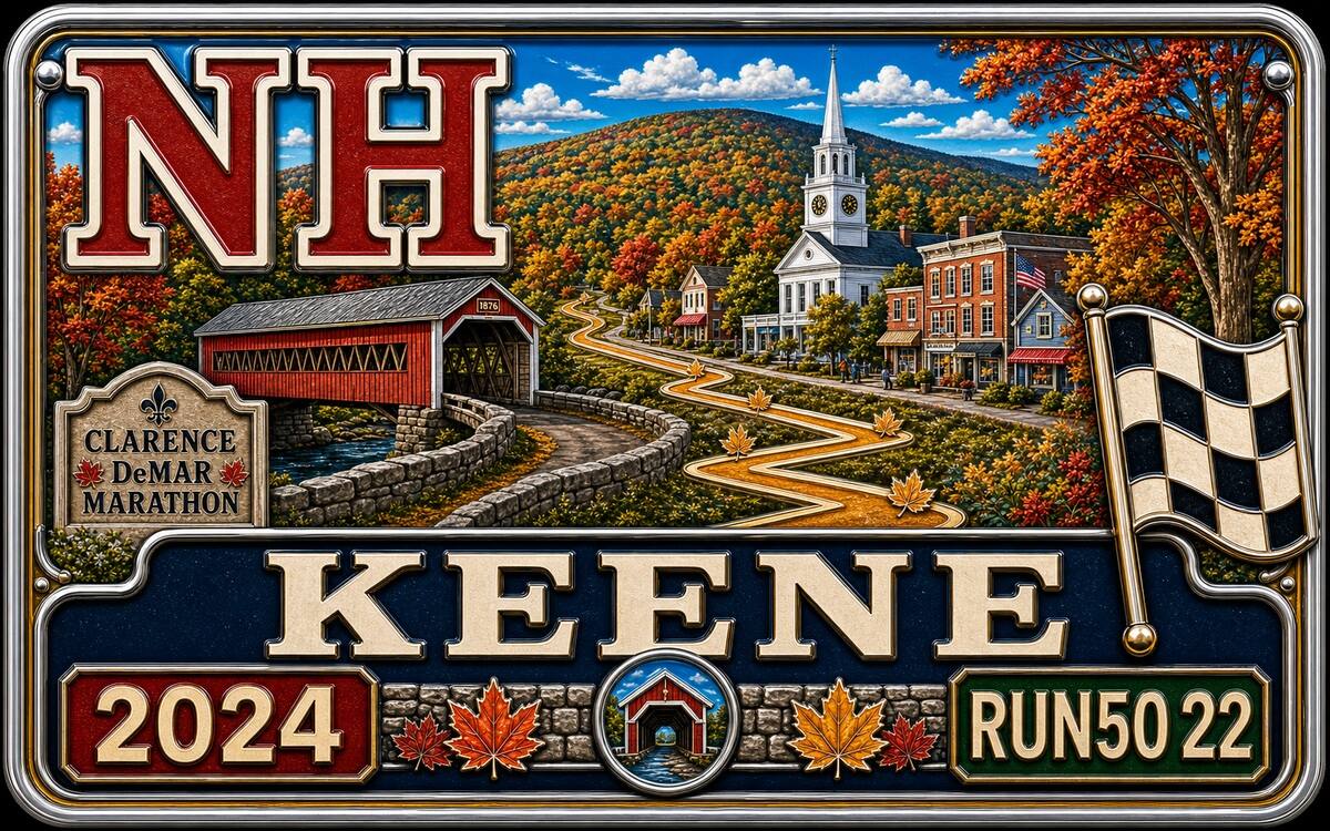 Run50 State #22 | New Hampshire: Clarence DeMar Marathon cover