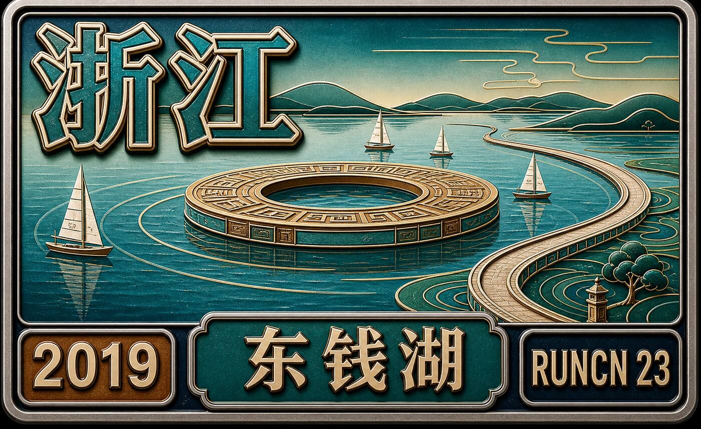 RunCN #第23站｜宁波东钱湖马拉松：宁波，东钱湖边的聚会封面