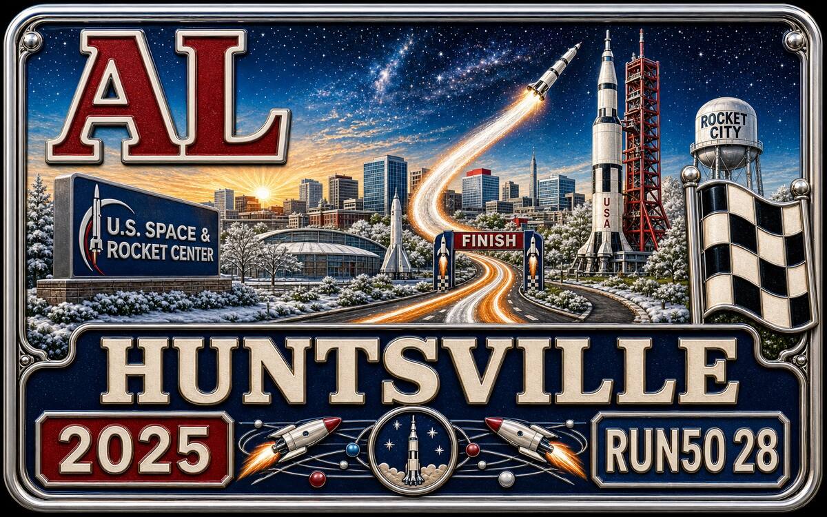 Run50 State #28 | Alabama: Rocket City Marathon cover