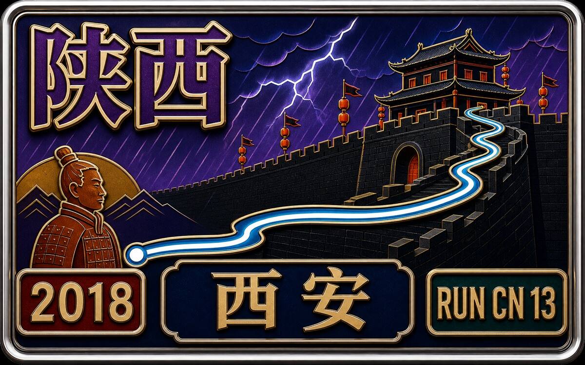 RunCN #第13站｜西安城墙马拉松：风雨城墙路封面
