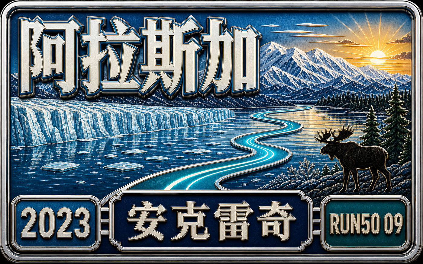 Run50 #第9州｜阿拉斯加：安克雷奇马拉松｜去没有极光的阿拉斯加封面