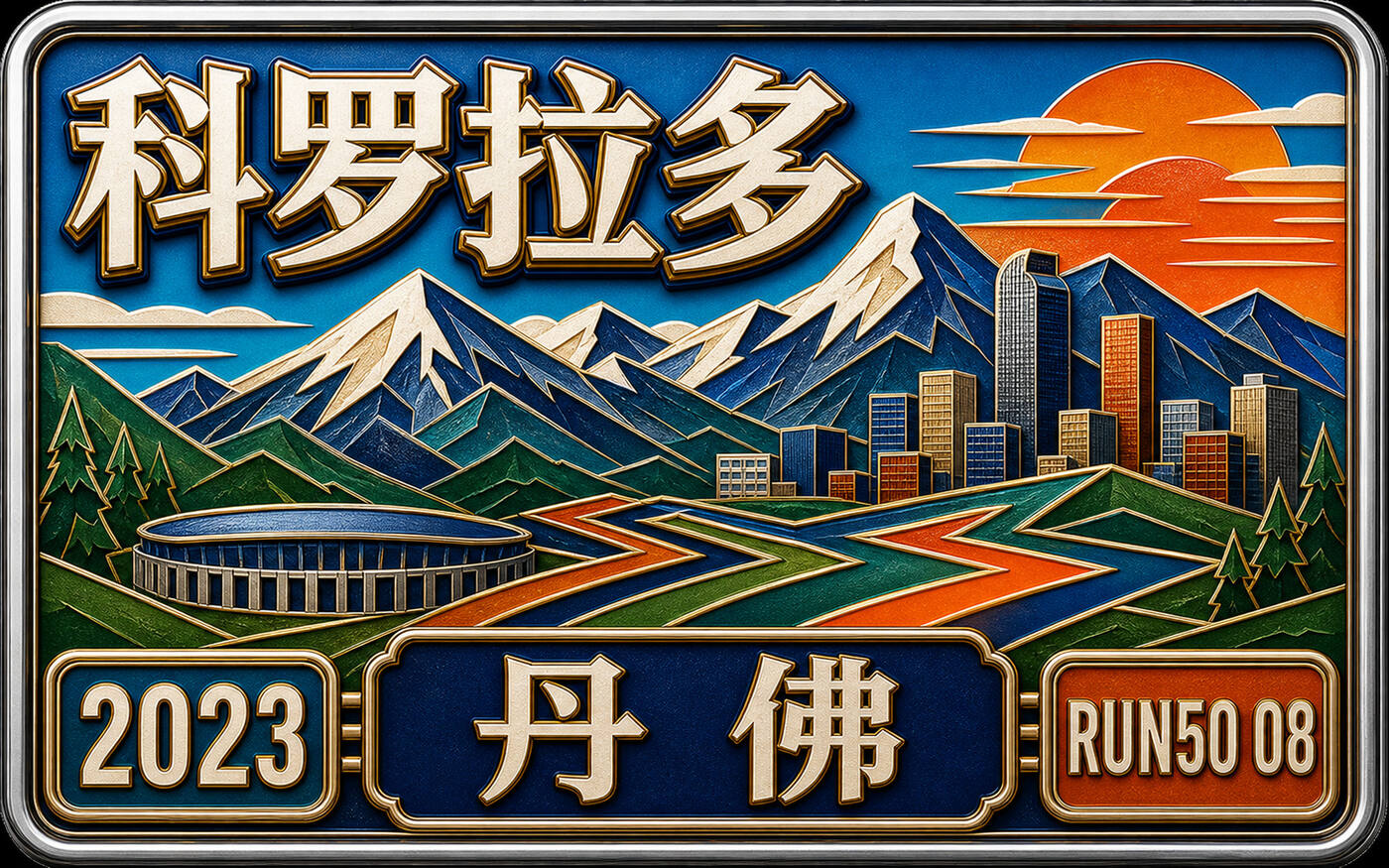 Run50 #第8州｜科罗拉多：丹佛 Colfax 马拉松｜里高城的26.2英里封面