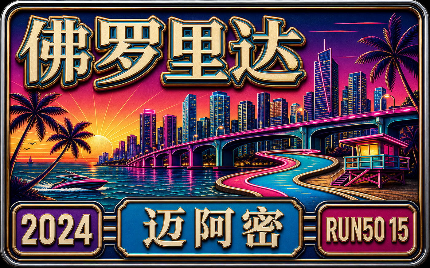 Run50 #第15州｜佛罗里达#2：迈阿密马拉松｜穿C罗战袍，跑在梅西的主场！封面