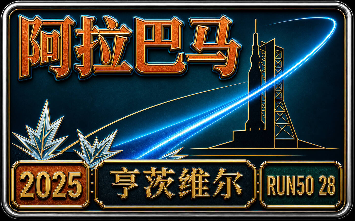 Run50 #第28州｜阿拉巴马：火箭城马拉松｜寒流来袭，南方跑马也得穿秋裤封面