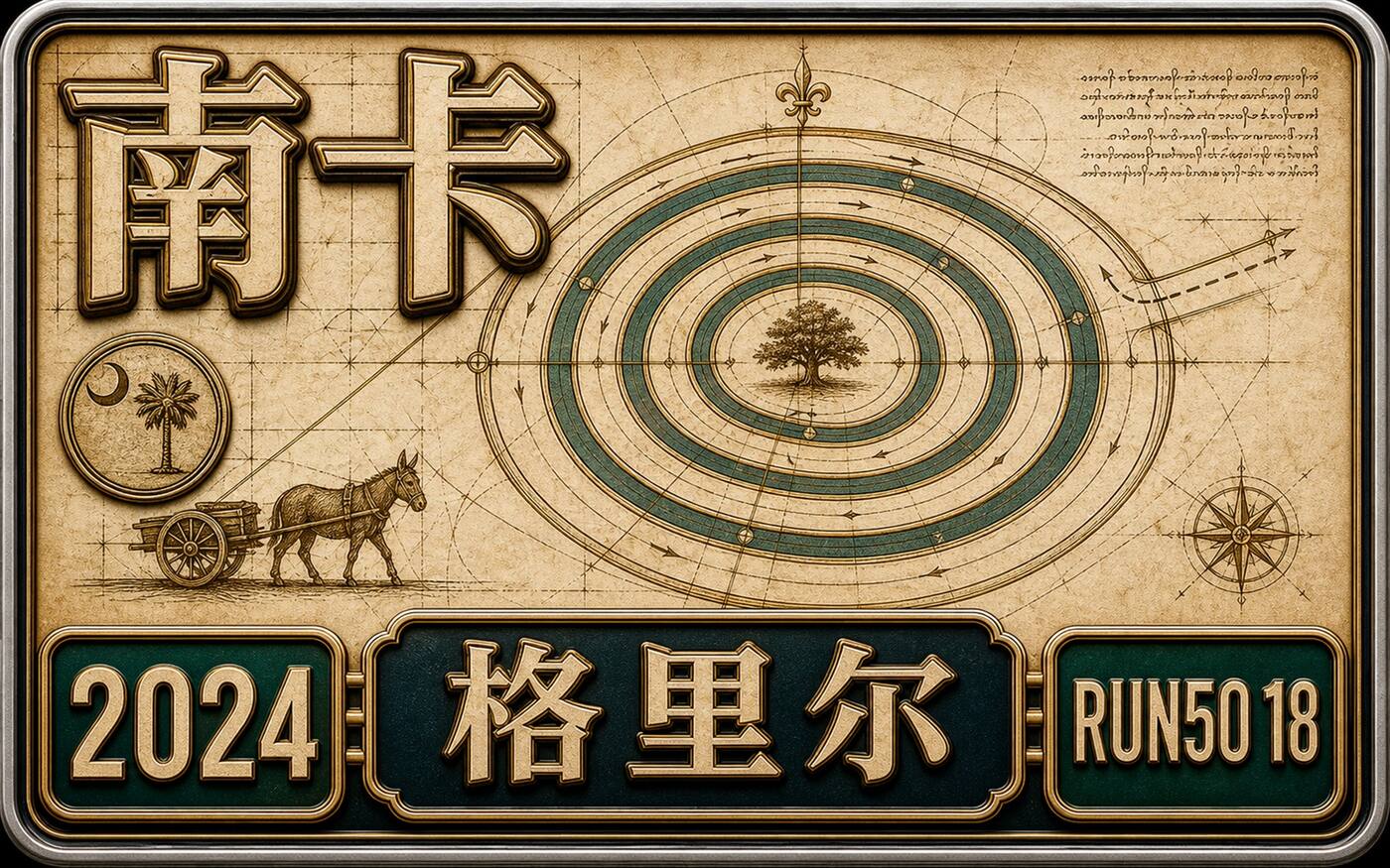 Run50 #第18州｜南卡罗莱纳：反“波士顿”马拉松｜小区绕圈20，世界上最无聊42公里？封面