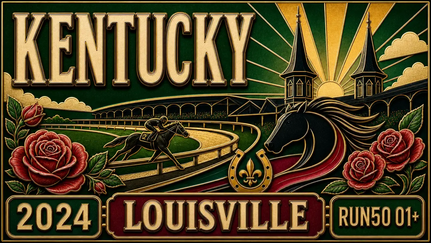 Kentucky Derby marathon cover