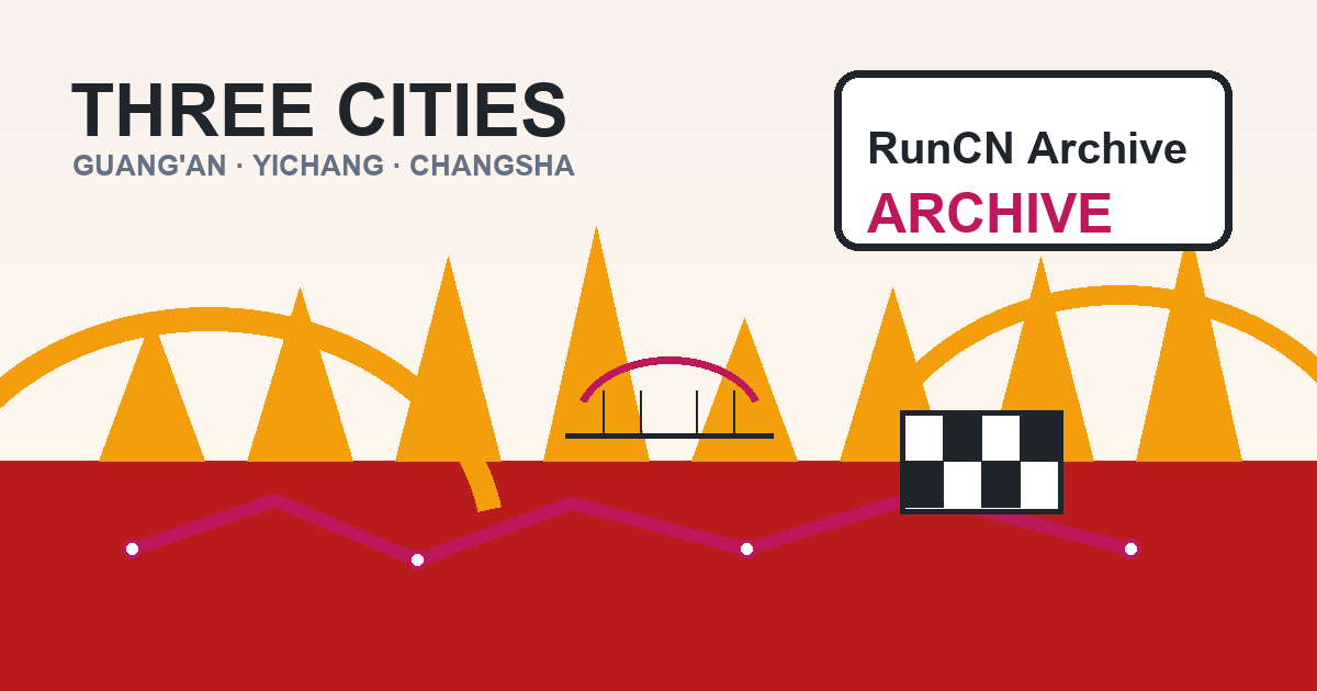 Three 2017 races became a pilgrimage through Guang'an, Yichang, and Changsha cover
