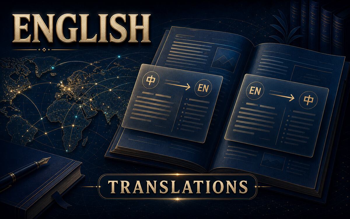 Abstract English stories cover