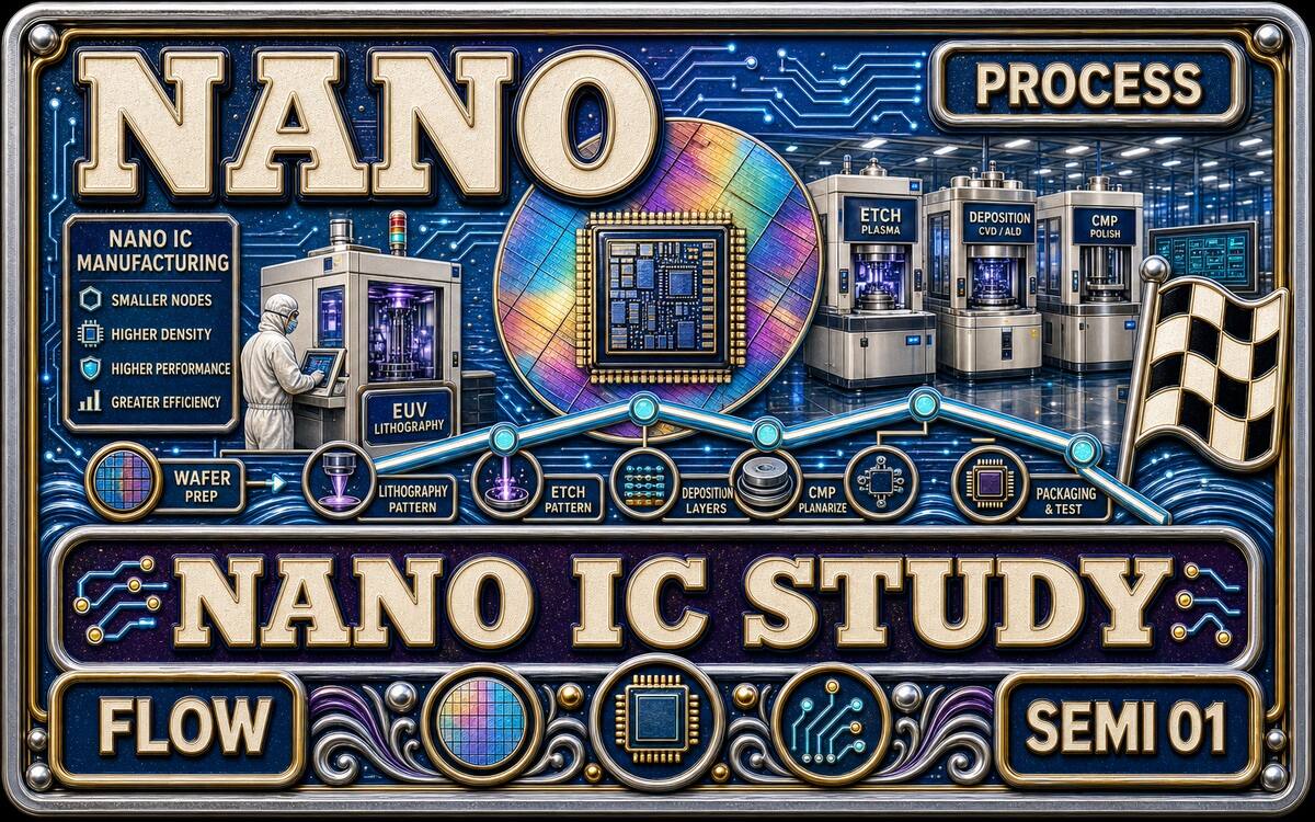 Nano IC manufacturing study notes cover