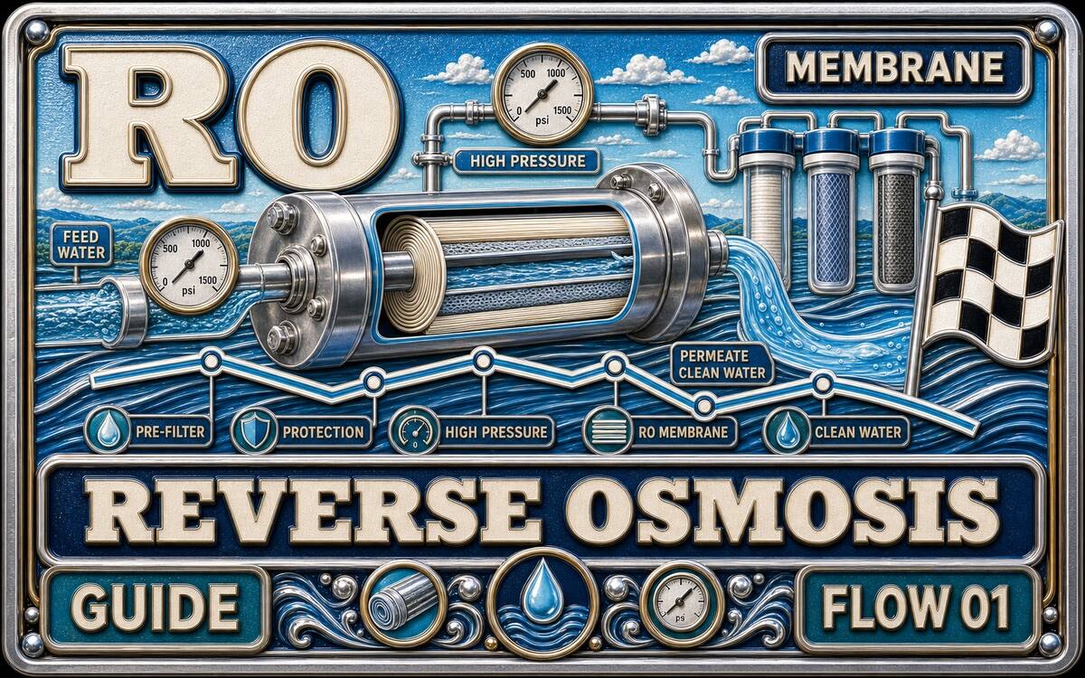 Reverse osmosis guide cover