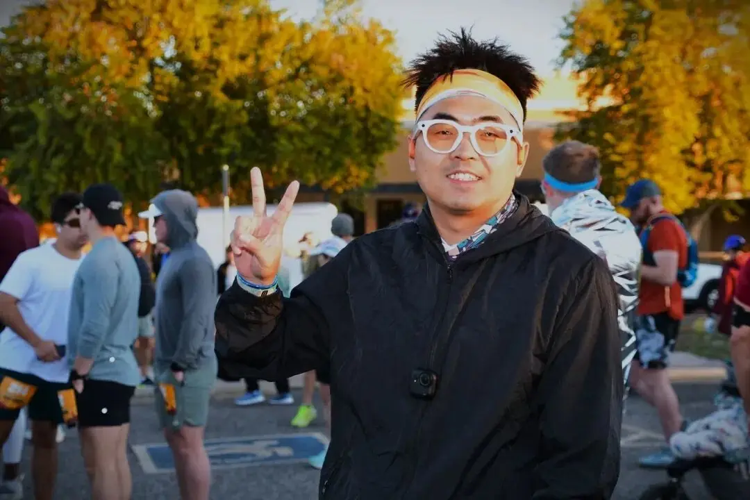 The Arizona winter morning start line