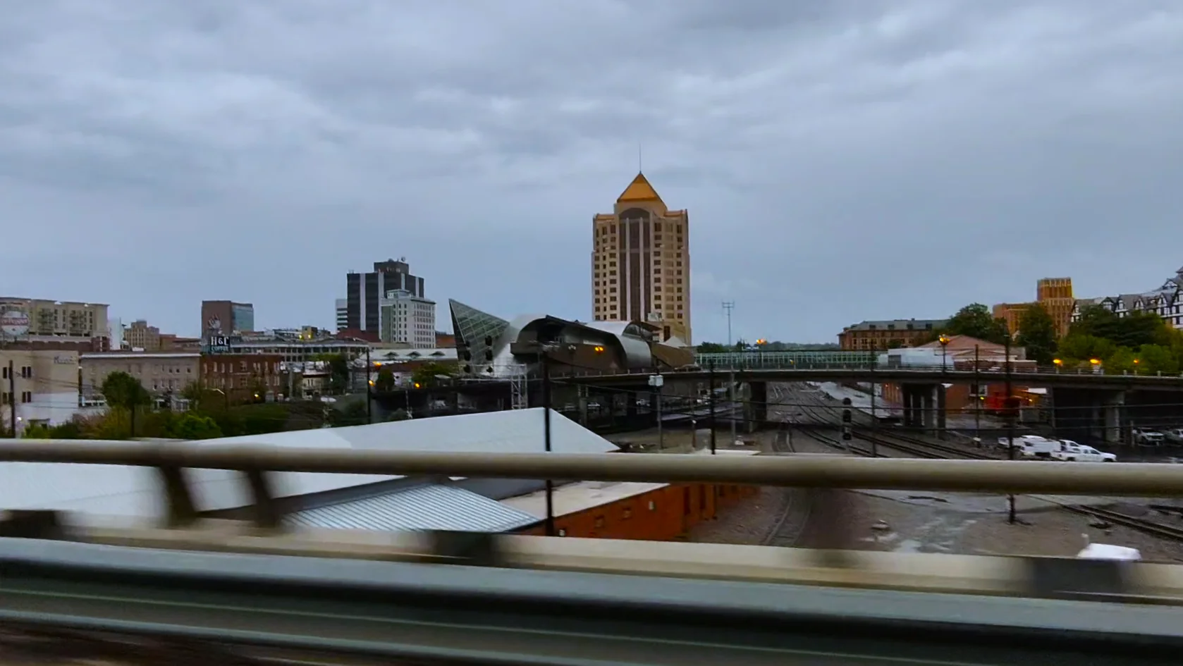 Roanoke skyline from the bridge