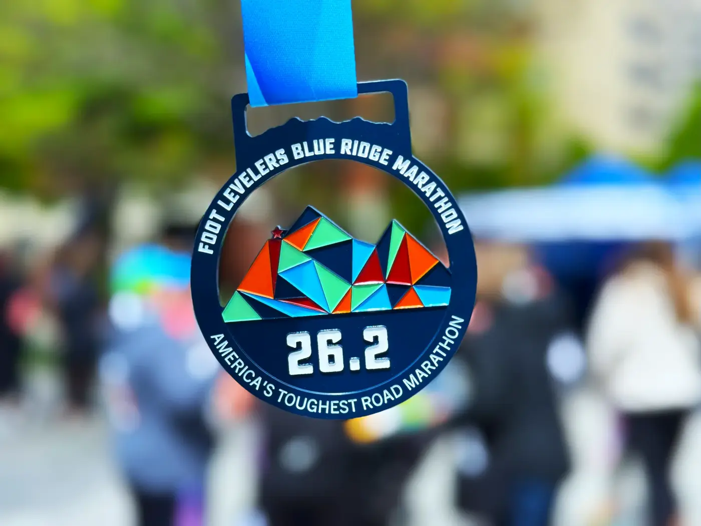 Blue Ridge medal close-up