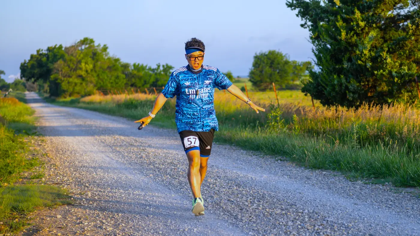 Official stride shot in the morning light