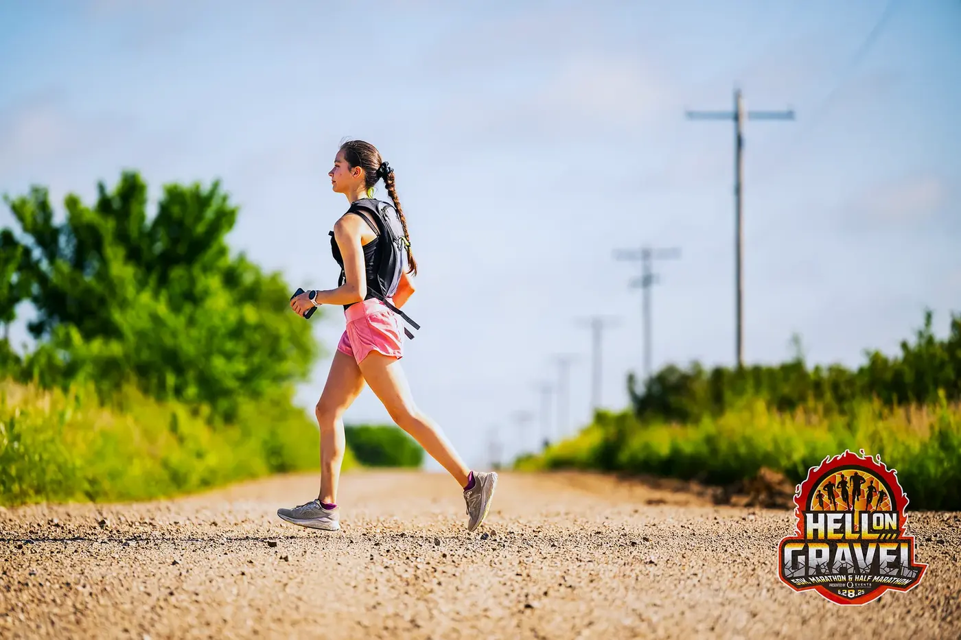 Running with another gravel racer