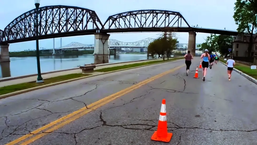 Big Four Bridge on Indy Side