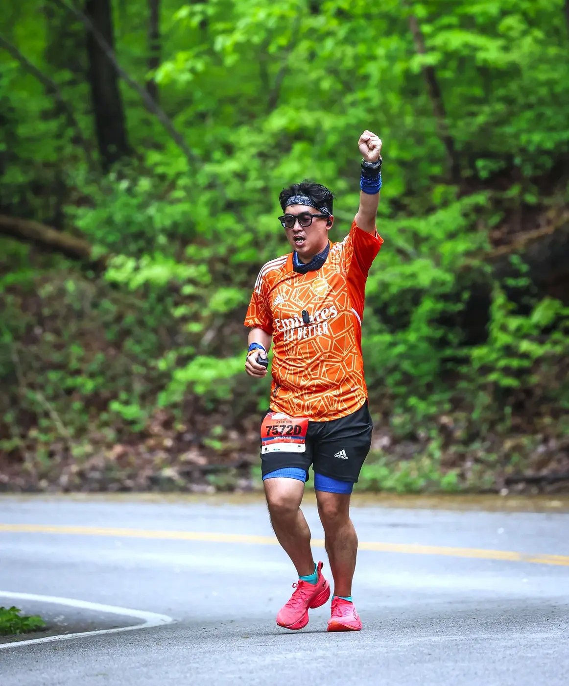 Official solo shot in the orange kit