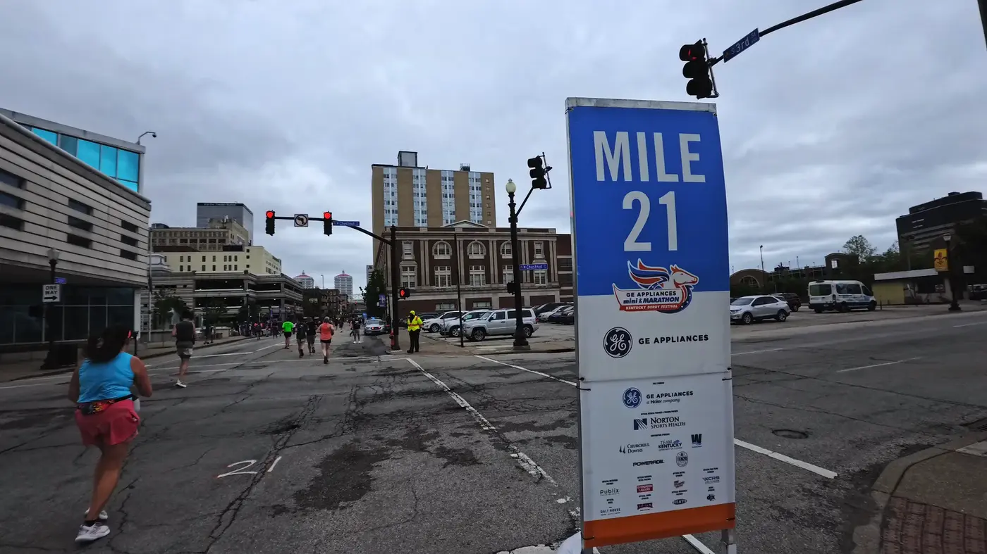 Mile 21 marker downtown