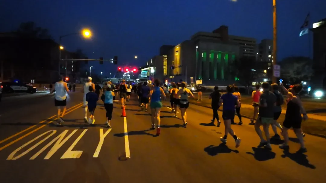 Running in LR Downtown @Arsenan