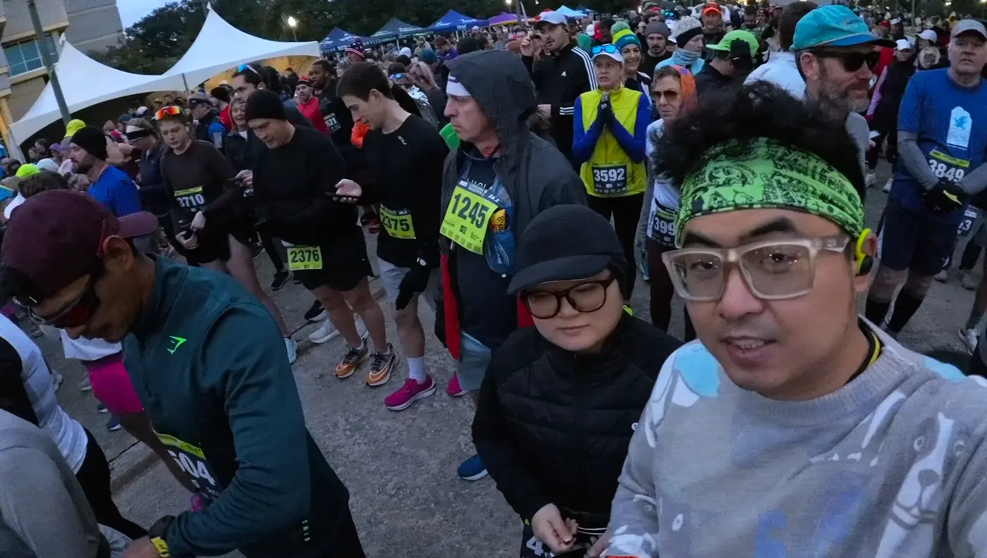 Start corral selfie before the gun