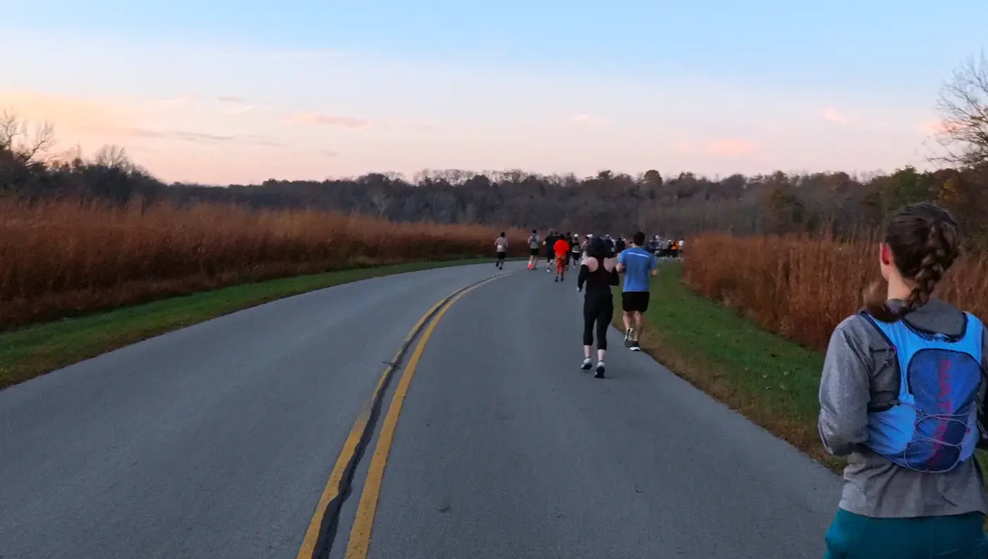 Early miles on the park road