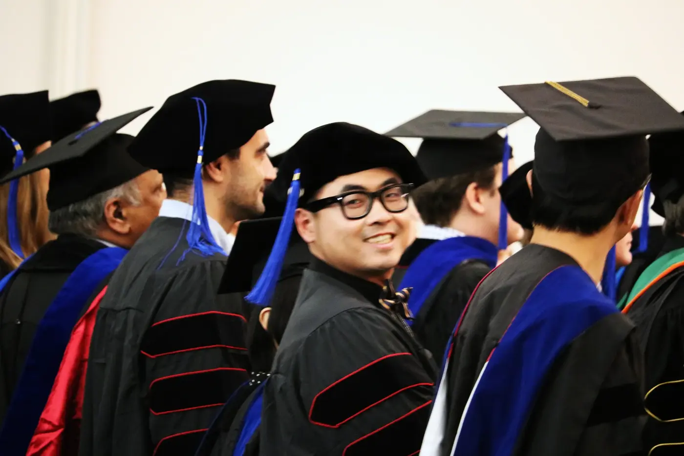 smile from the ceremony floor