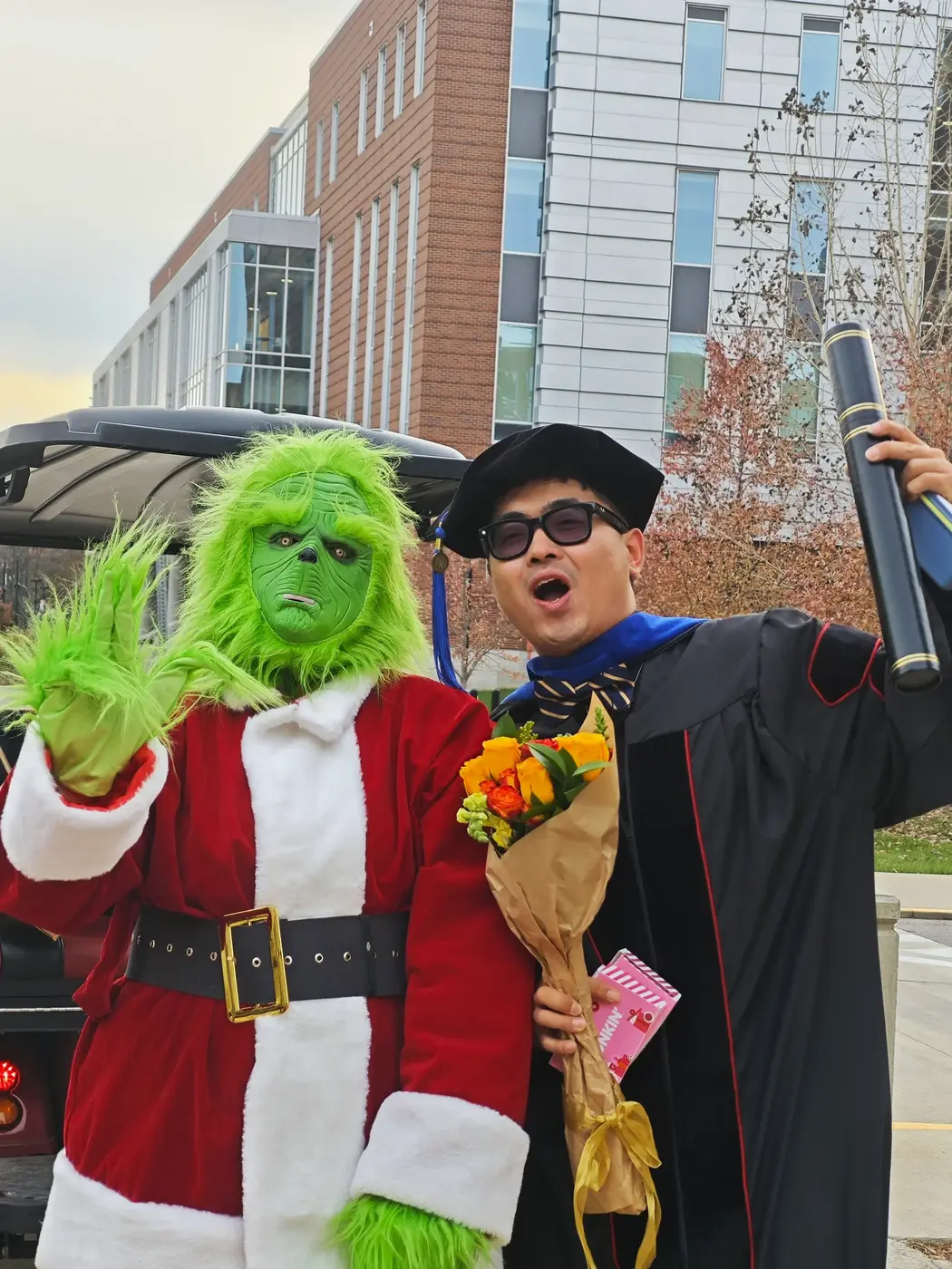 Grinch on campus