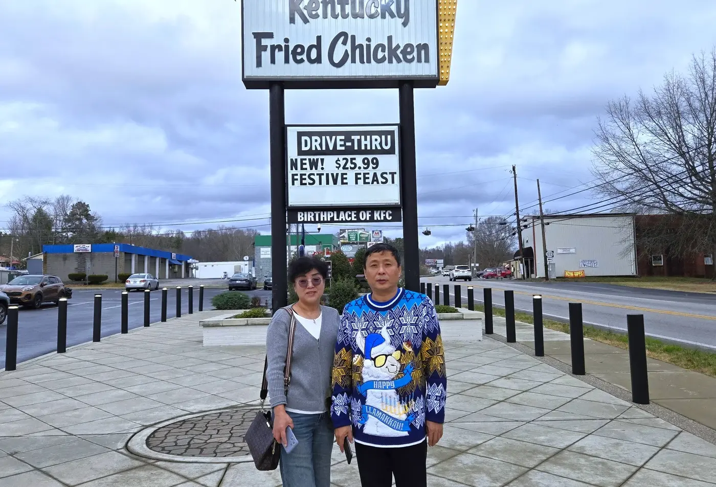 Checking in at the original Kentucky Fried