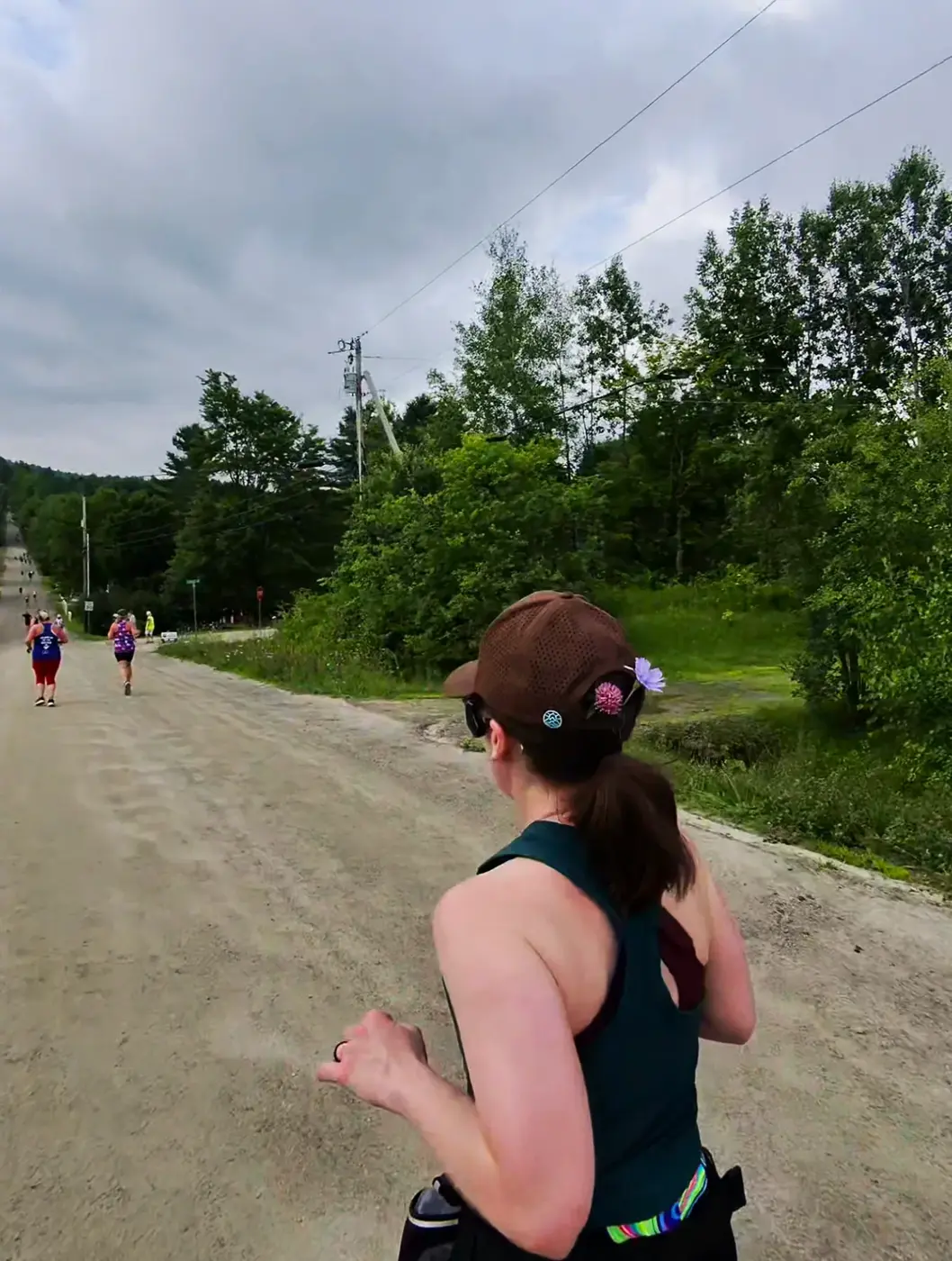 Gravel lane in the Vermont hills