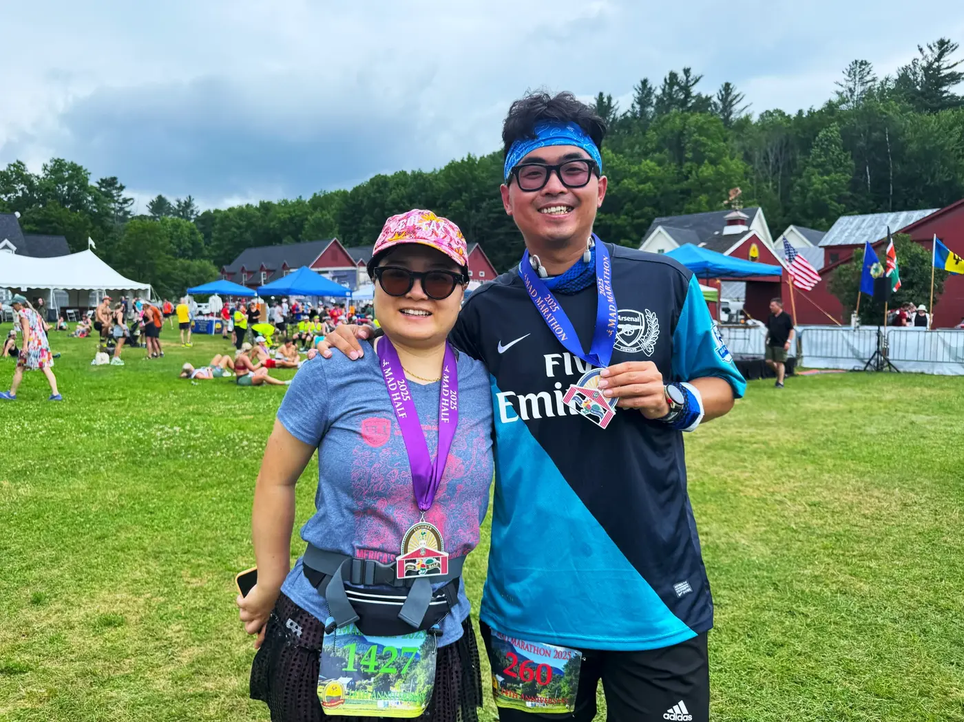 Post-race photo with Siqi