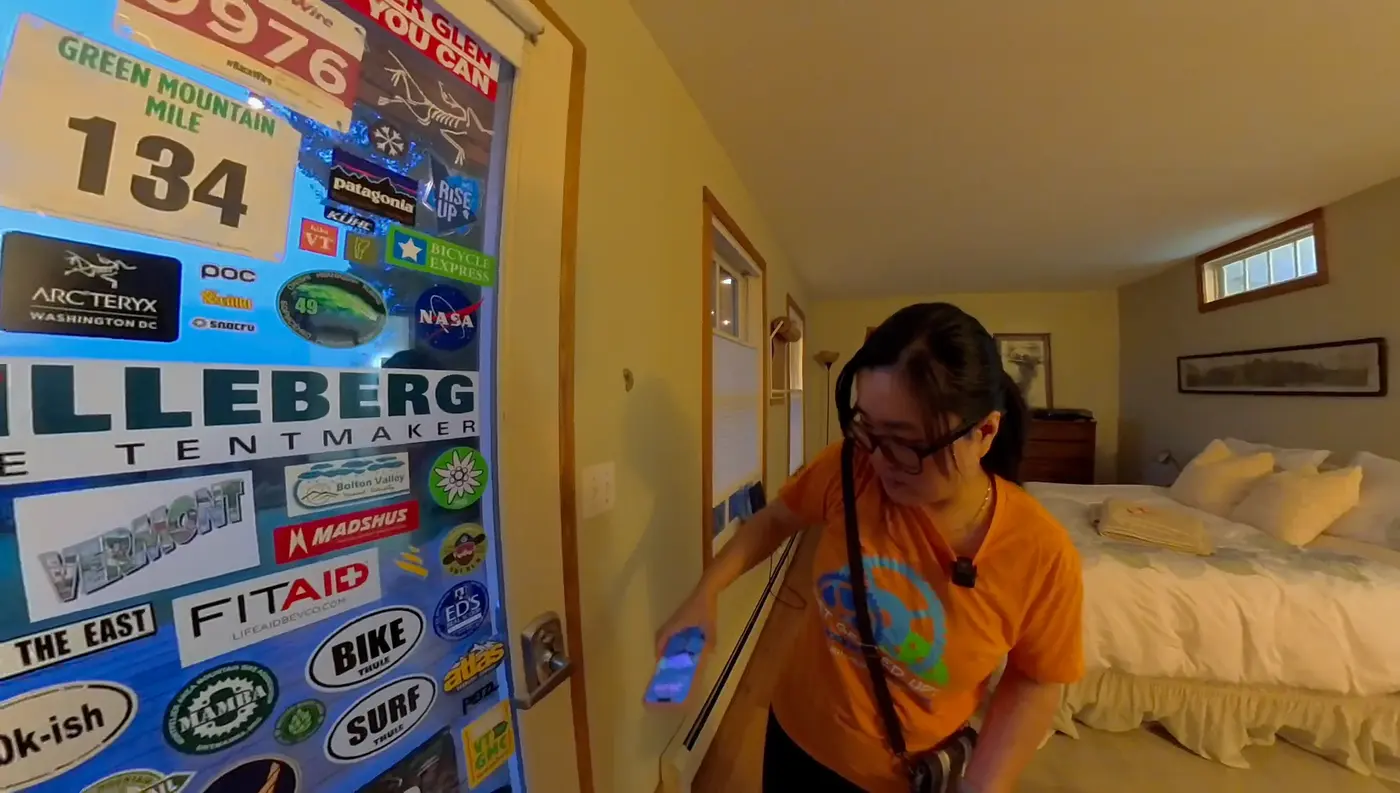 Bib wall inside the room