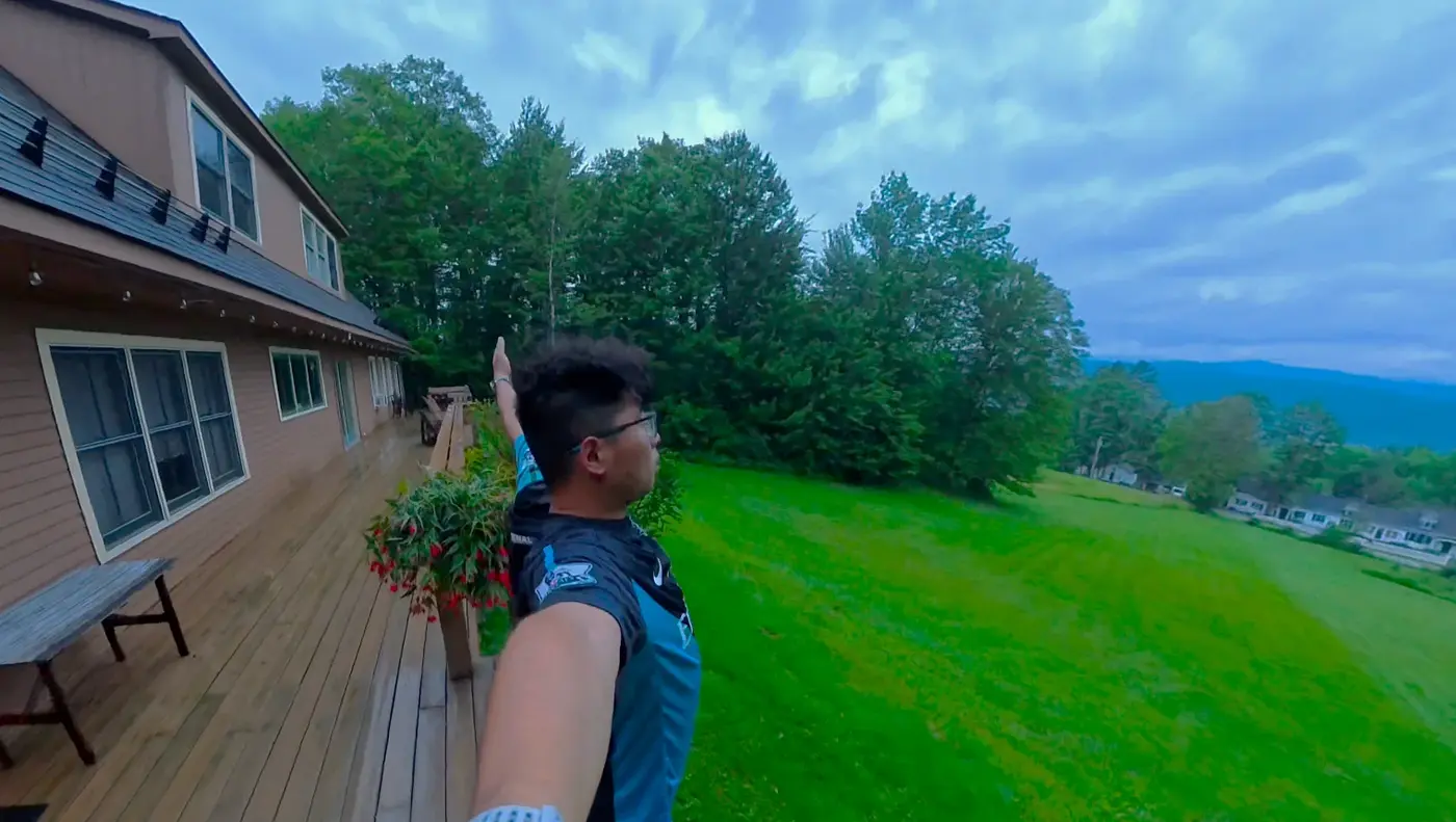View from the Vermont porch