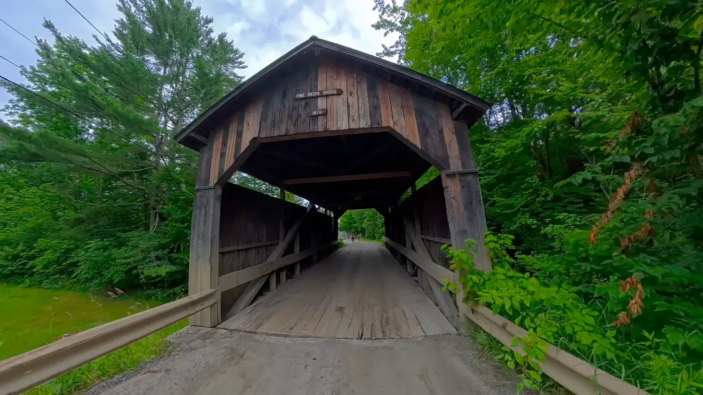 Another covered bridge in the forest