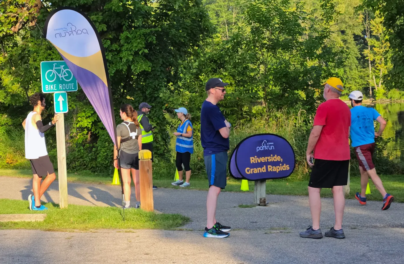 Riverside Parkrun start