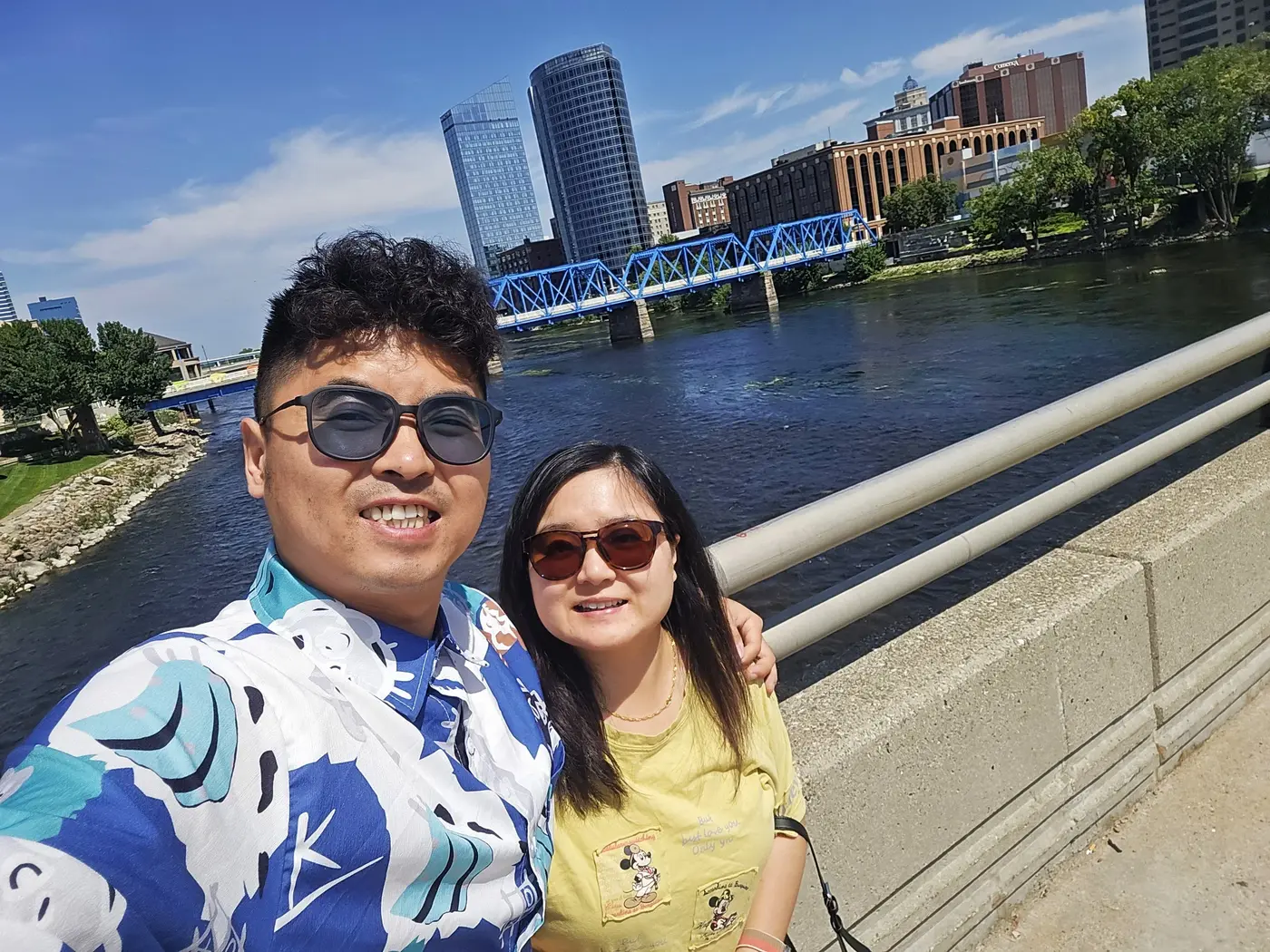 Blue Bridge selfie