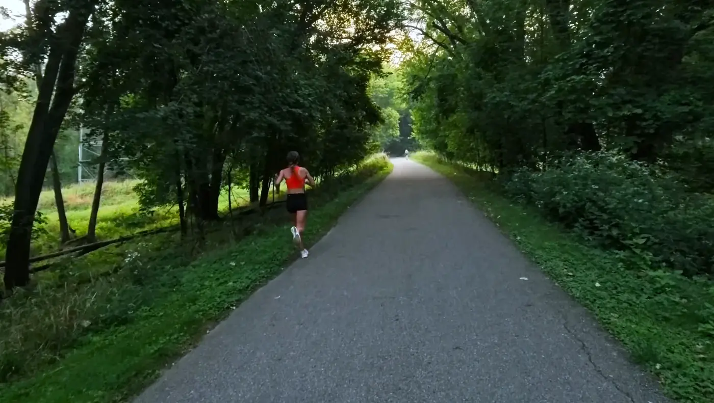 Shaded greenway