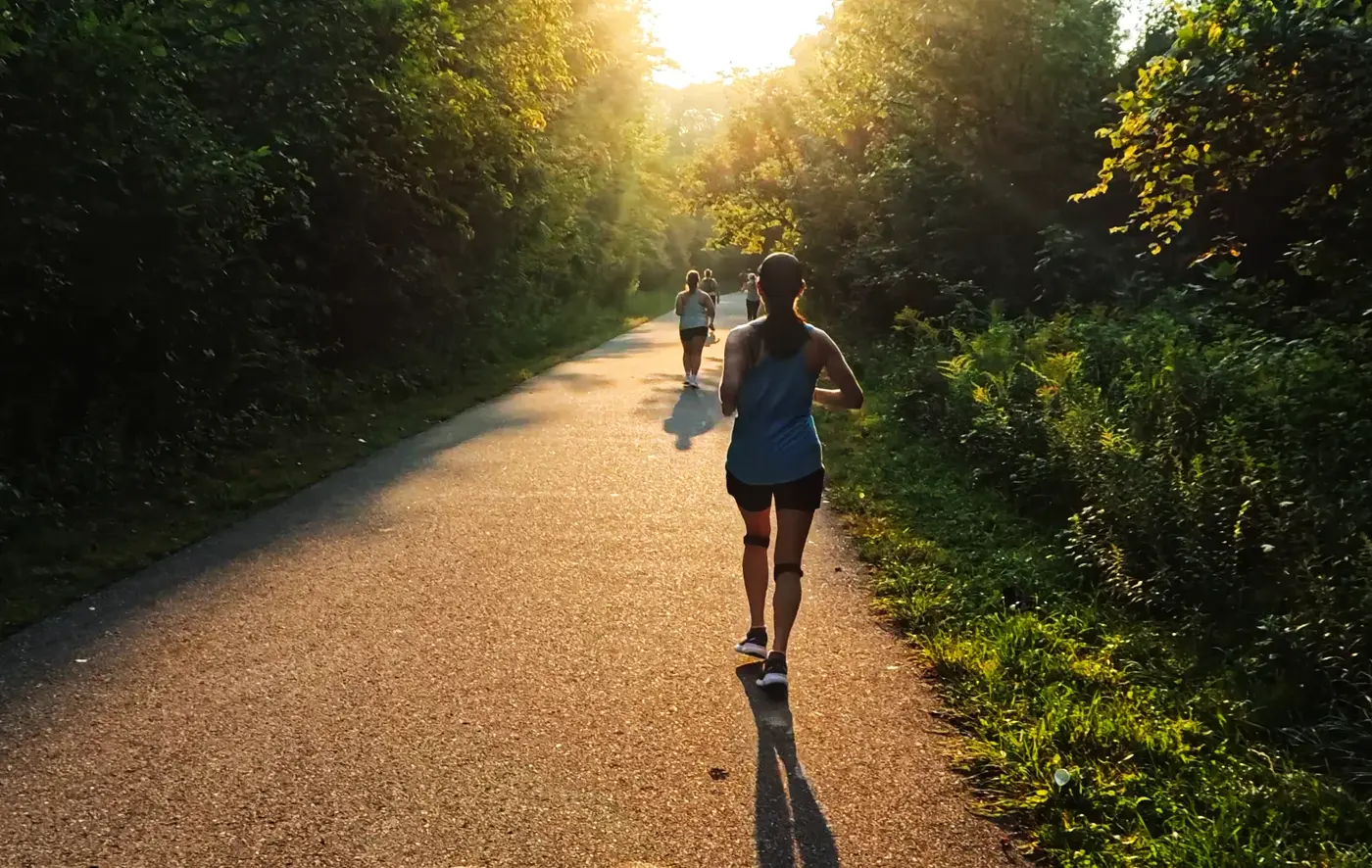 Backlit runners